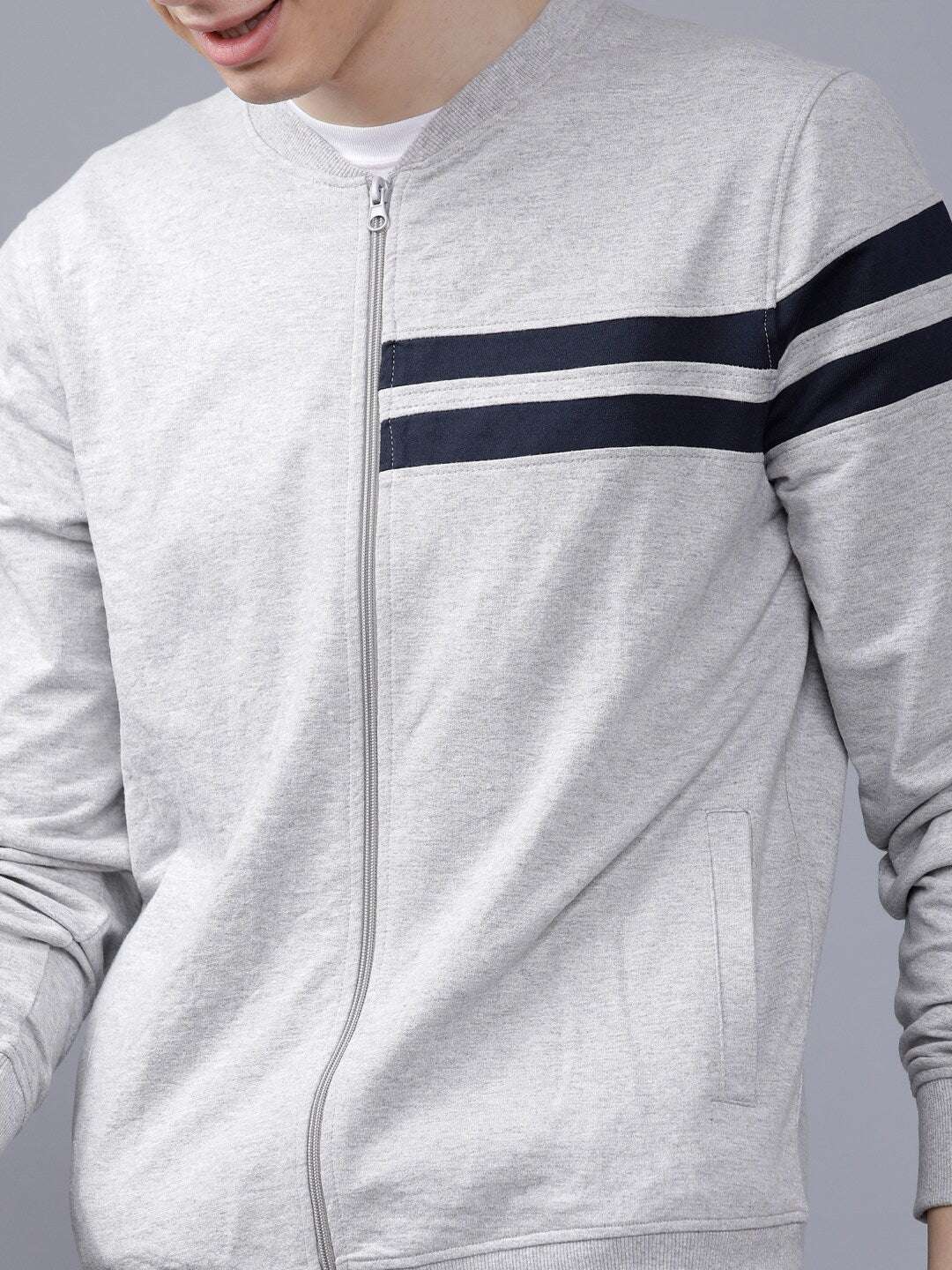 Men's Baseball Collar Sweatshirt