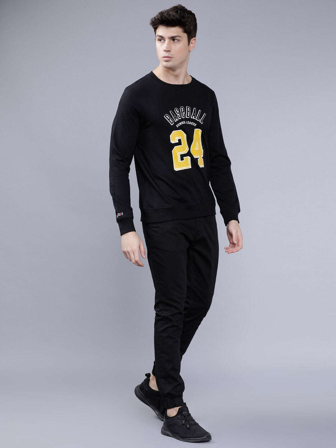 Men's Printed Slim Fit Sweatshirt