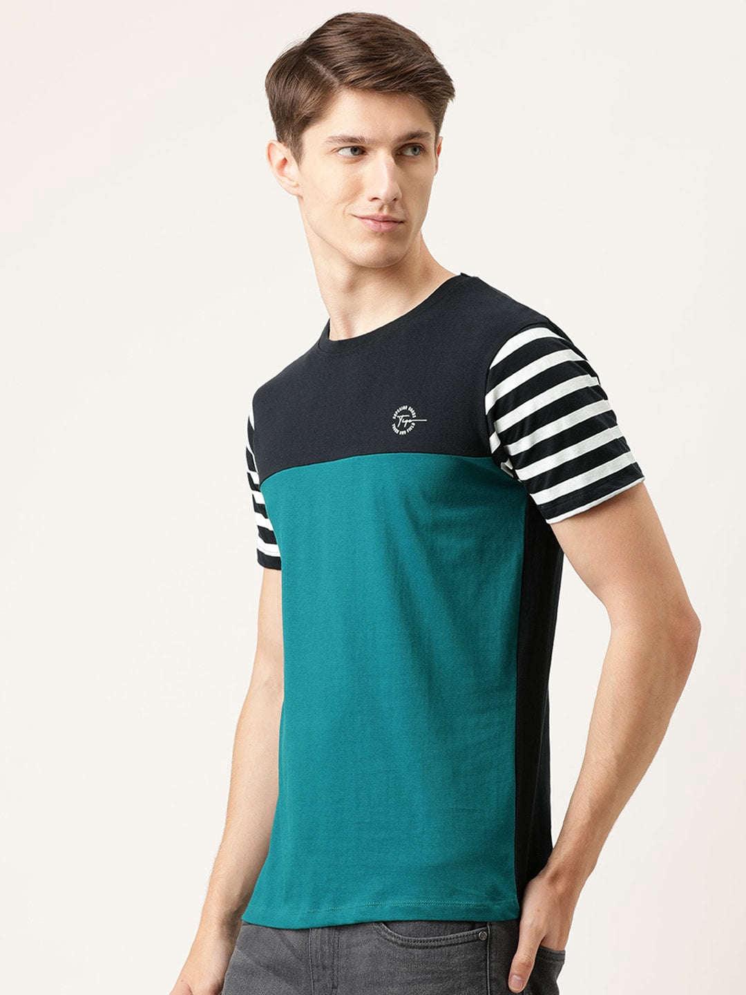 Men's Colourblocked TShirt