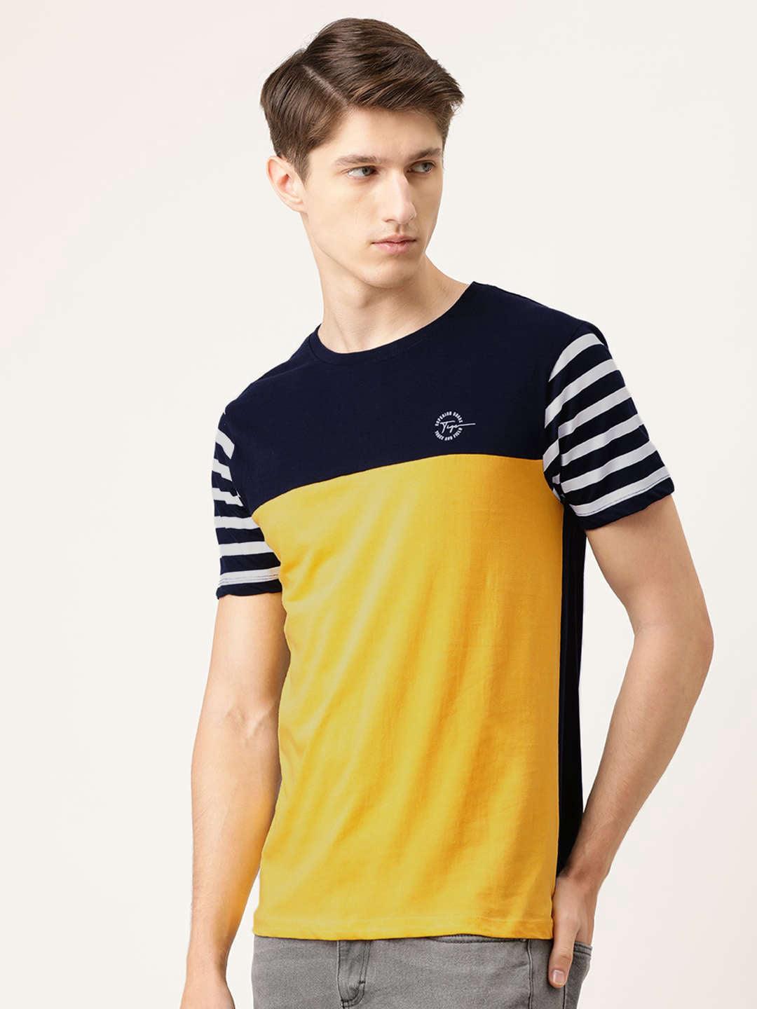 Men's Colourblocked TShirt