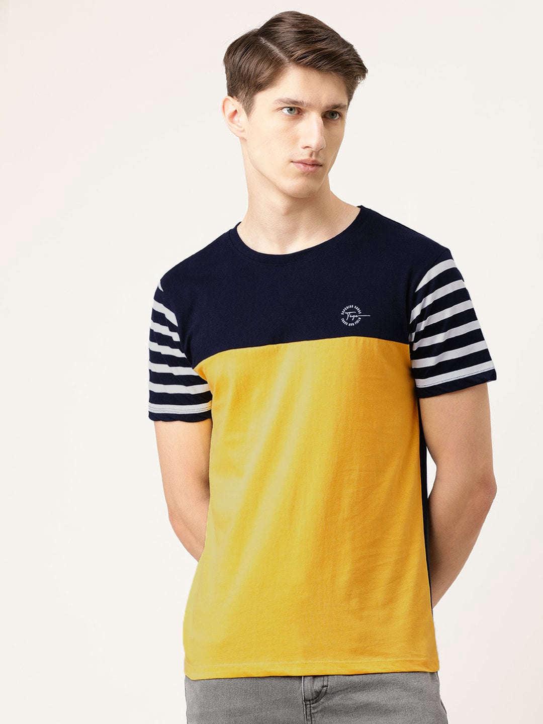 Men's Colourblocked TShirt