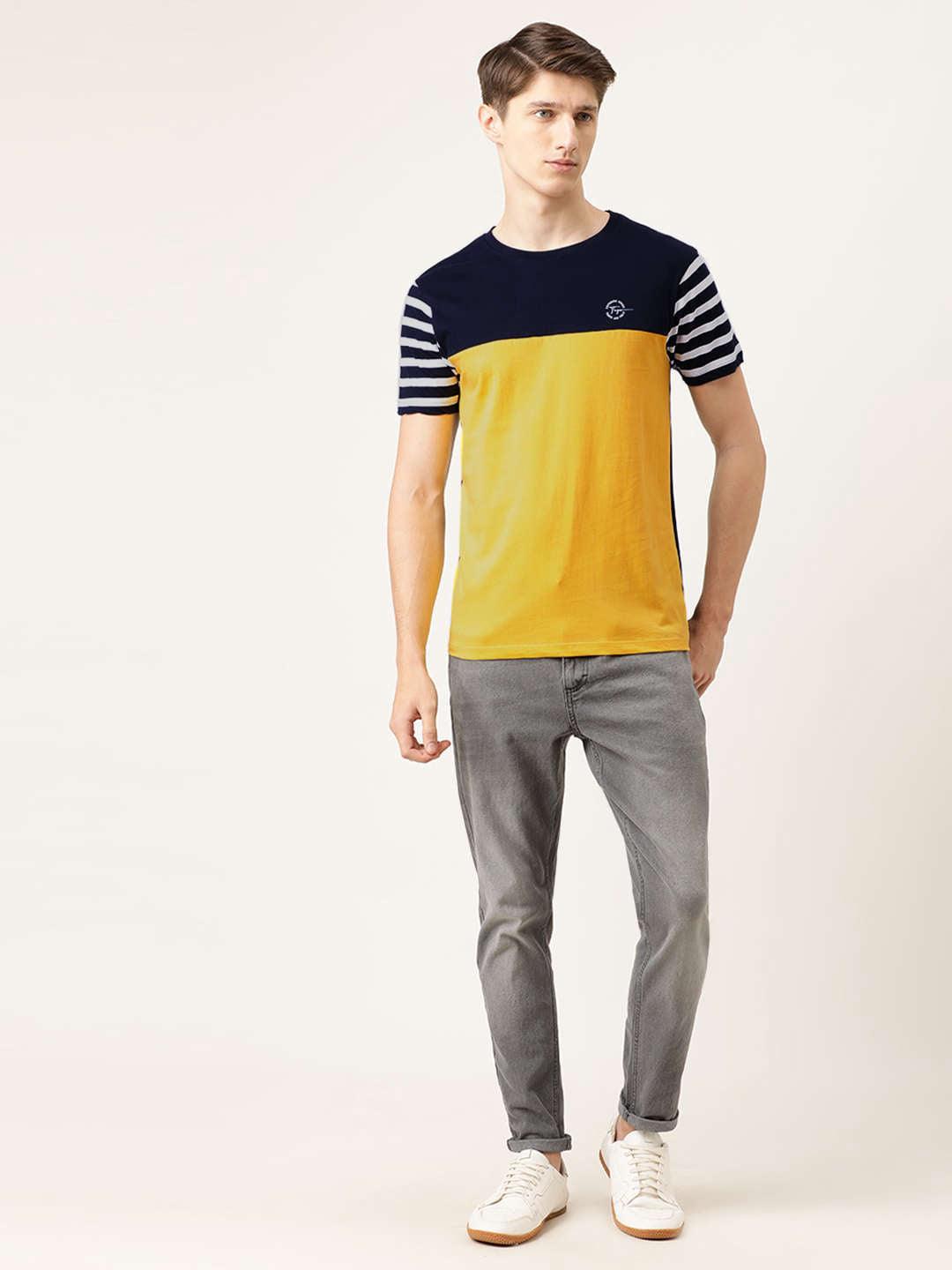 Men's Colourblocked TShirt