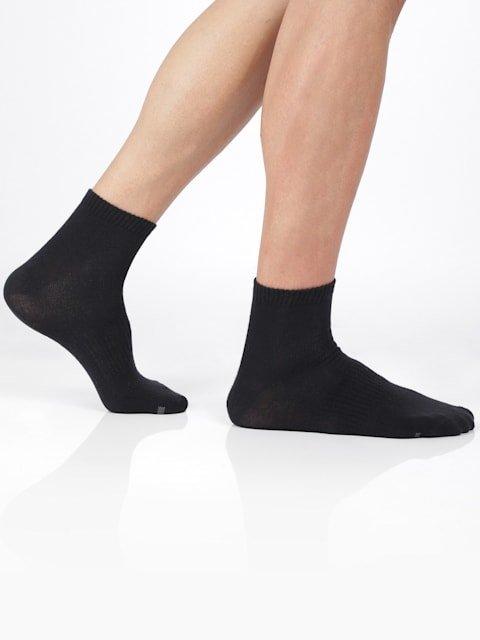 Jockey Unisex Ankle Length Socks - Black