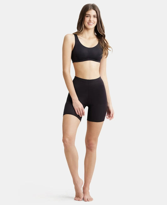 Jockey Women's Mid Waist Shorties - Black