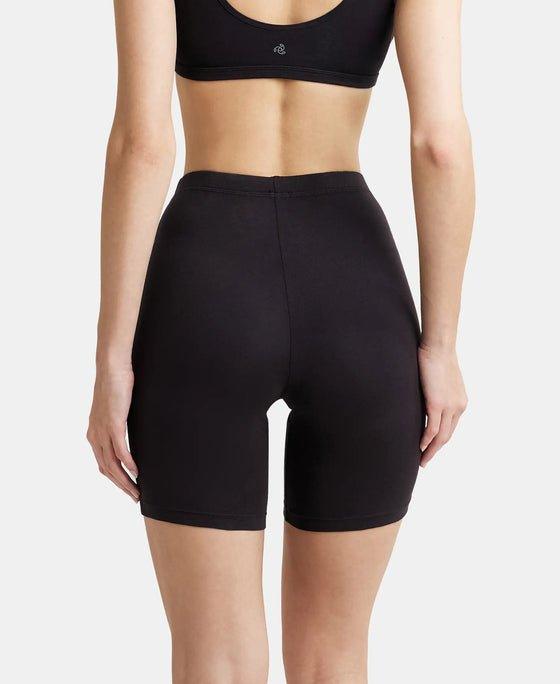 Jockey Women's Mid Waist Shorties - Black